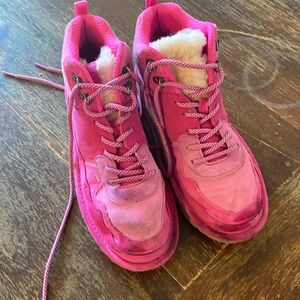 Pink Ugg hiking boots